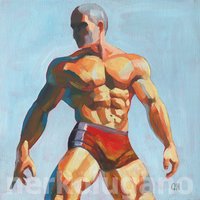 Original Oil Painting on canvas board