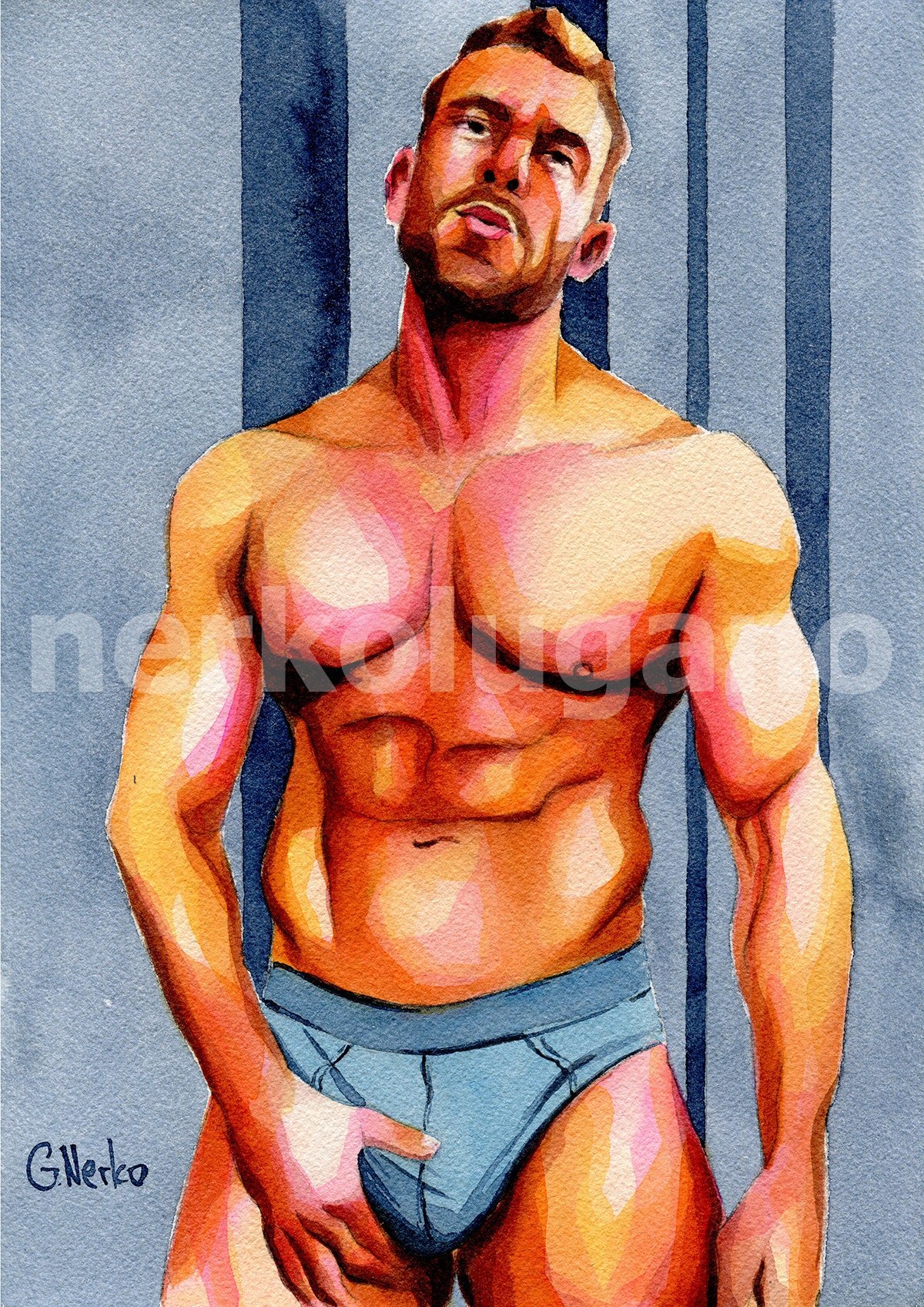 Original Watercolor Painting 