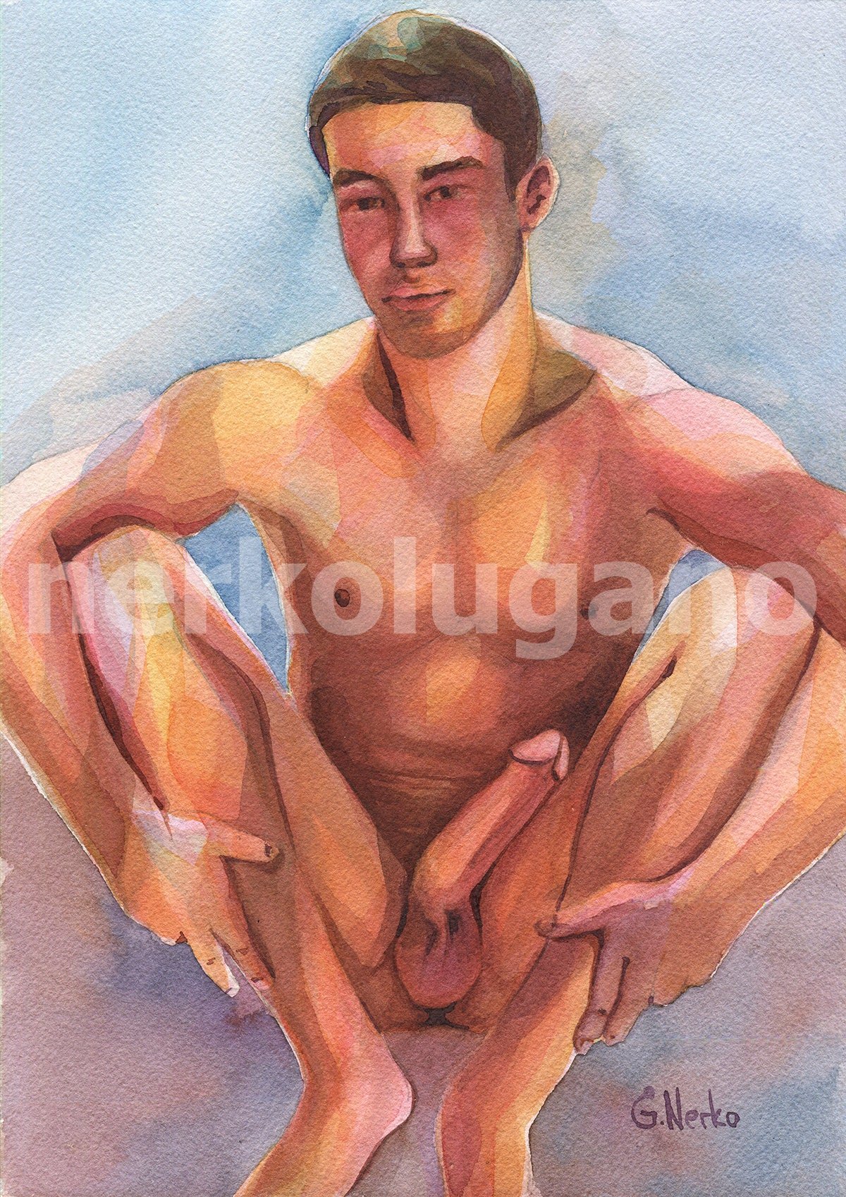 Original Watercolor Painting 