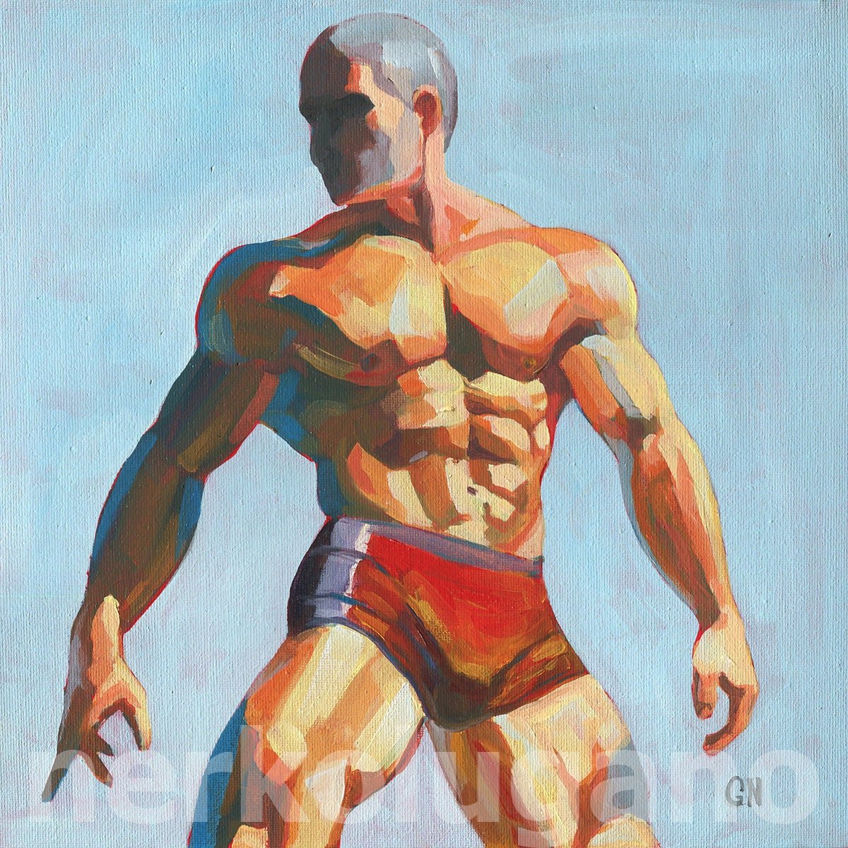 Original Oil Painting on canvas board