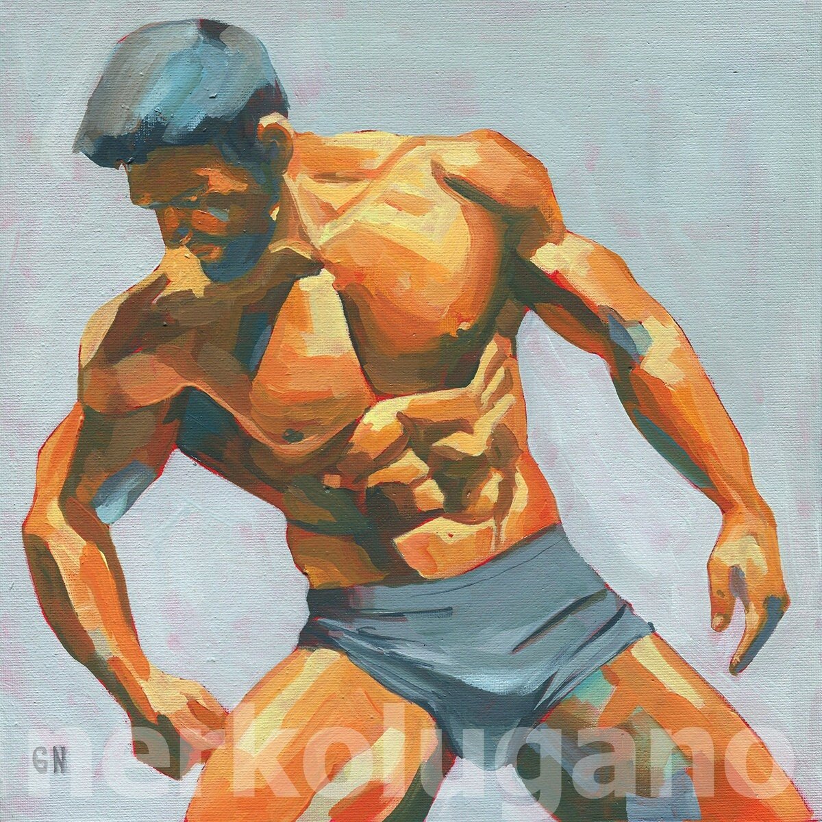 Original Oil Painting on canvas board