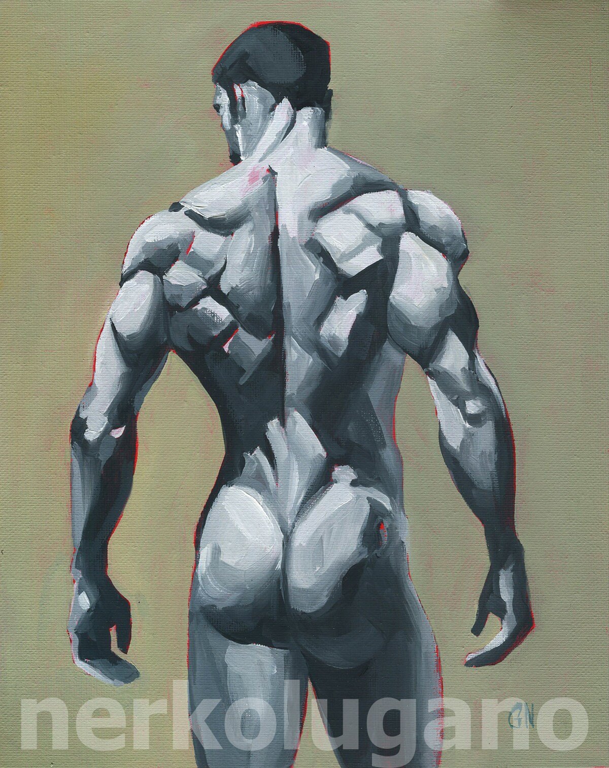 Original Oil Painting on canvas board